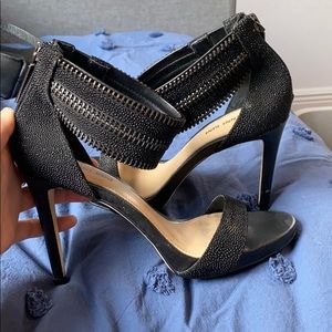 black gianni bini heels